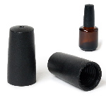 Nail Polish Cap 423 | Matte Black | 15mm Neck