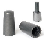 Nail Polish Cap 423 | Matte Graphite | 15mm Neck