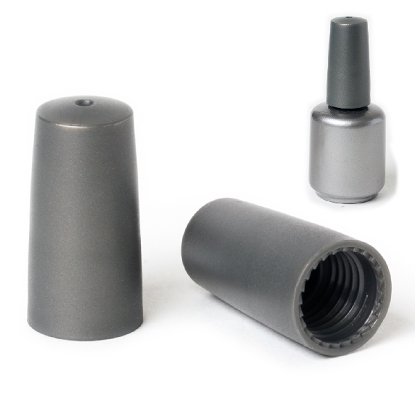 Nail Polish Cap 423 | Matte Graphite | 15mm Neck
