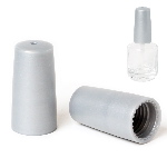 Nail Polish Cap 423 | Matte Silver | 15mm Neck