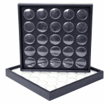 25-Slot Charm Tray Black