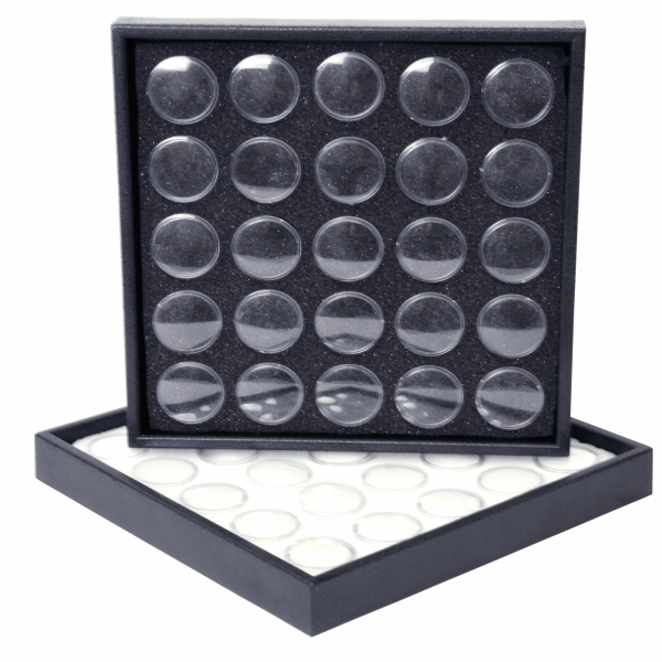 25-Slot Charm Tray White