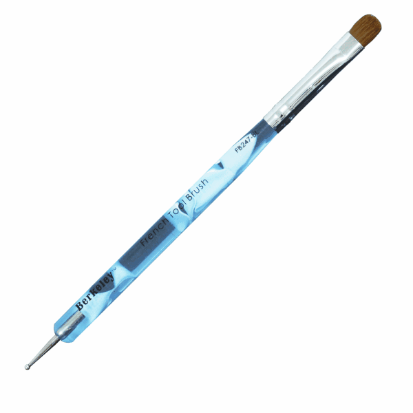 Berkeley French Brush & Dot Tool | Blue Acrylic Handle
