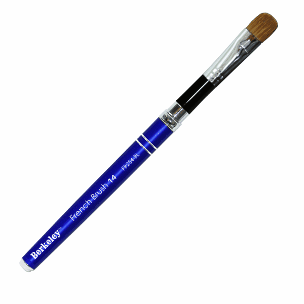 Berkeley French Brush | Blue Aluminum Handle | 14