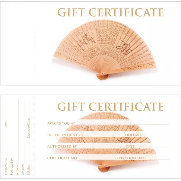 Gift Certificate | Design 01