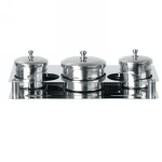 Berkeley 3-Piece Stainless Steel Powder & Liquid Set