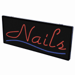 2-In-1 Led Sign || Nails with underline