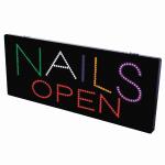 2-In-1 Led Sign || SPA in bold with frame