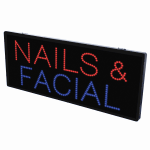 2-In-1 Led Sign ll NAILS & FACIAL