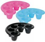 5-Finger Black Manicure Bowl