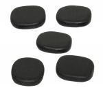 Natural Basalt Massage 5-Stone Set | Extra Small