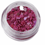 Irridescent Mylar Spangle | Full Heart | Pink