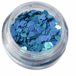 Irridescent Mylar Spangle | Full Heart | Light Blue