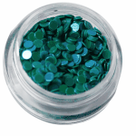Irridescent Mylar Spangle | Full Round | Dark Green