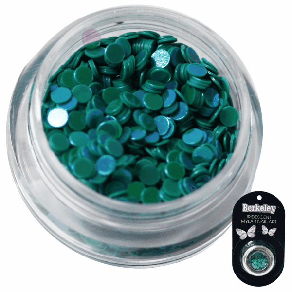 Irridescent Mylar Spangle | Full Round | Dark Green