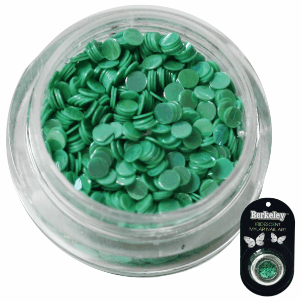 Irridescent Mylar Spangle | Full Round | Green