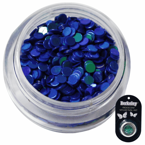 Irridescent Mylar Spangle | Full Round | Dark Blue