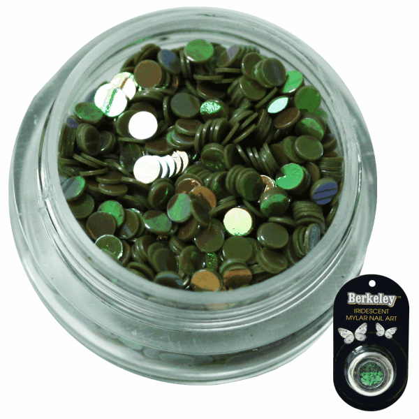 Irridescent Mylar Spangle | Full Round | Smoke Tropaz
