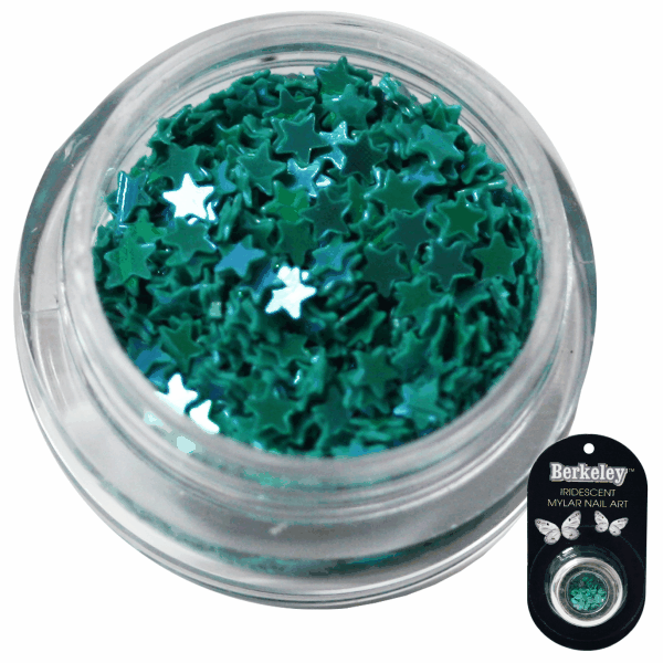 Irridescent Mylar Spangle | Full Star | Dark Green