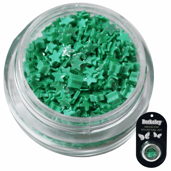 Irridescent Mylar Spangle | Full Star | Green