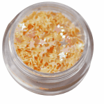 Irridescent Mylar Spangle | Full Star | Light Orange
