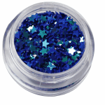Irridescent Mylar Spangle Full Star  Dark Blue