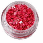Irridescent Mylar Spangle | Full Star | Rose