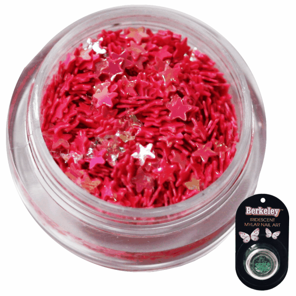 Irridescent Mylar Spangle | Full Star | Rose