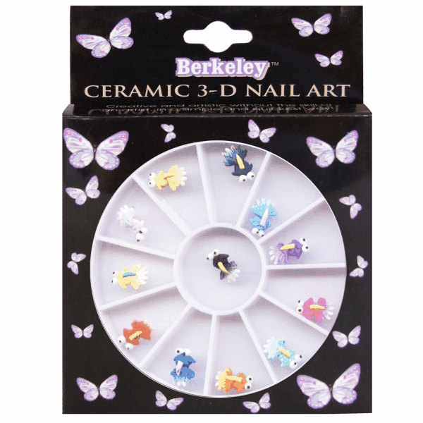Ceramic 3-D Nail Art | Fancy Gold Fish