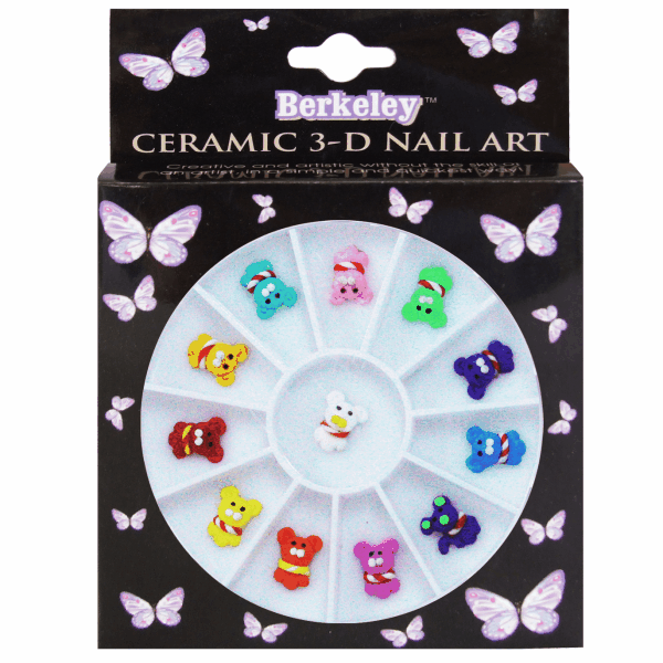 Ceramic 3-D Nail Art | Little Puppy