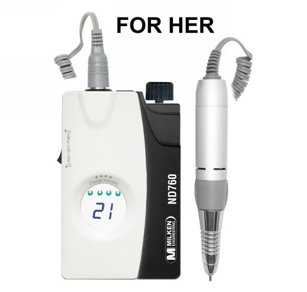 Milken 760 Wearable Portable Nail Tool  25,000 RPM - Very Low Price 