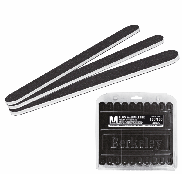 Berkeley Nail File | Black | 100/180