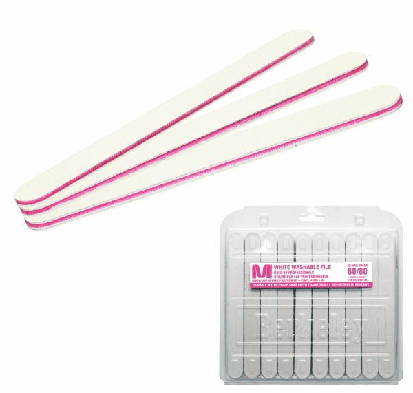 Berkeley Nail File | White | 80/80