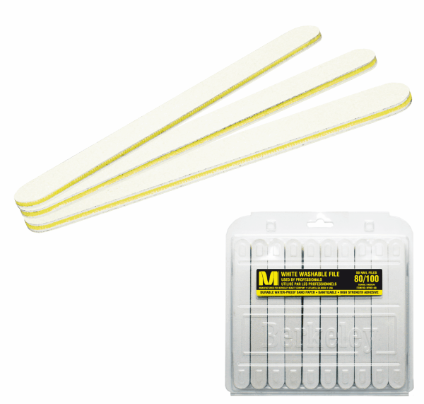Berkeley Nail File | White | 80/100