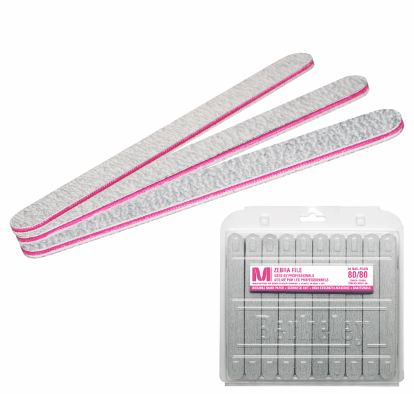 Berkeley Nail File | Zebra | 80/80