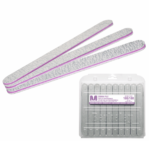 Berkeley Nail File | Zebra | 180/180