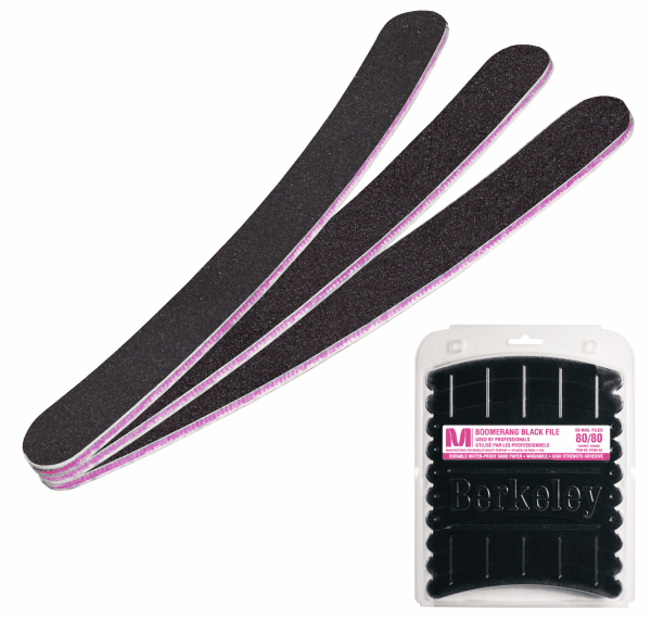 Berkeley Boomerang Nail File | Black | 80/80