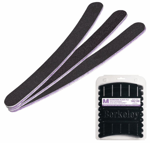 Berkeley Boomerang Nail File | Black | 180/180