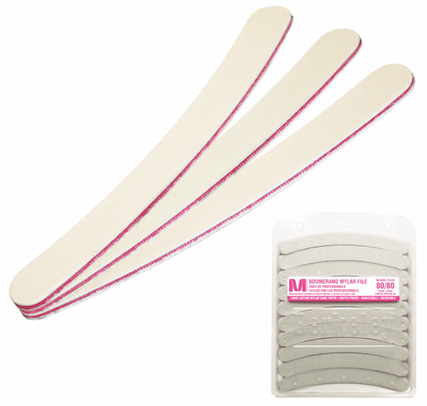 Berkeley Boomerang Nail File | Premium Mylar | 80/80