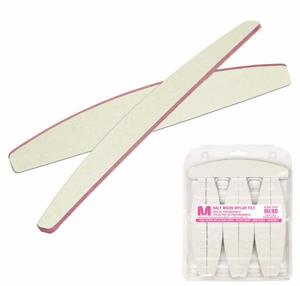 Berkeley Half-Moon Nail File | Premium Mylar | 80/80