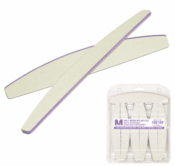 Berkeley Half-Moon Nail File | Premium Mylar | 180/180