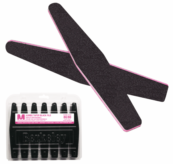 Berkeley Taper Nail File | Black | 80/80