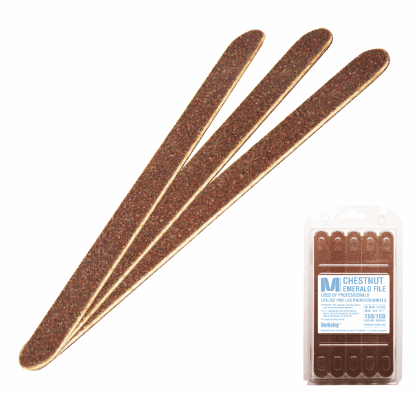 Emerald Thin Manicure File | Chestnut