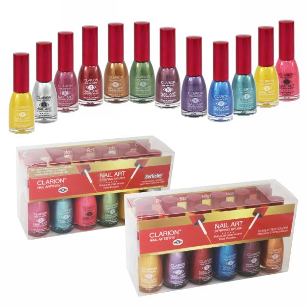 Clarion Nail Art | 1/2 oz bottle | 12-Bottle Pearl Collection 2