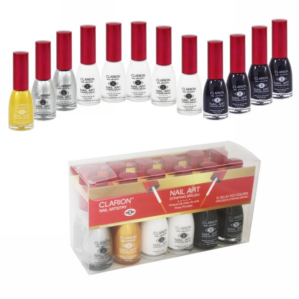 Clarion Nail Art | 1/2 oz bottle | 12-Bottle Essential Collection 2