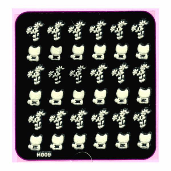 3-D Nail Decal Glow In The Dark