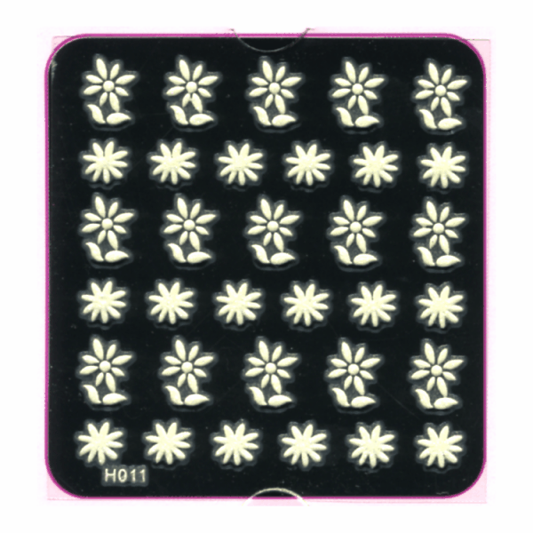 3-D Nail Decal Glow In The Dark