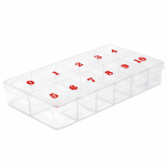 11-Slot Hard Plastic Large Tip Box