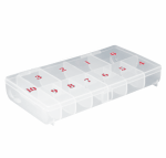 Heavy duty 11-Slot Soft Plastic Large Tip Box