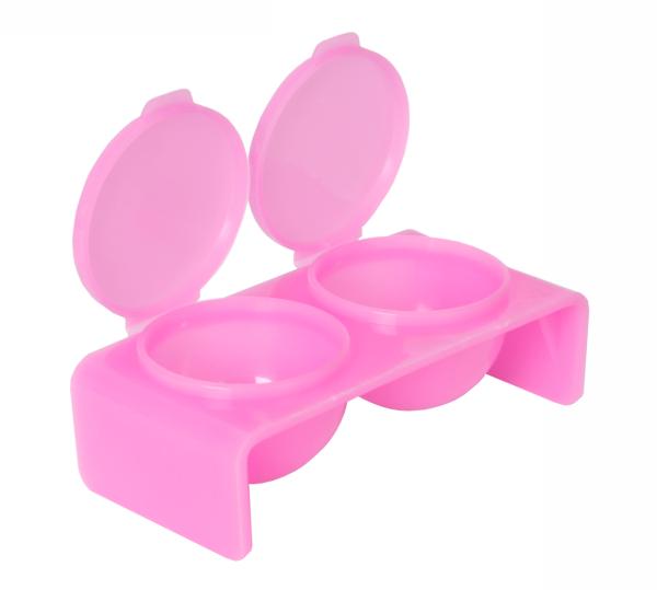 Double Plastic Dappen Dish | Blue #2
